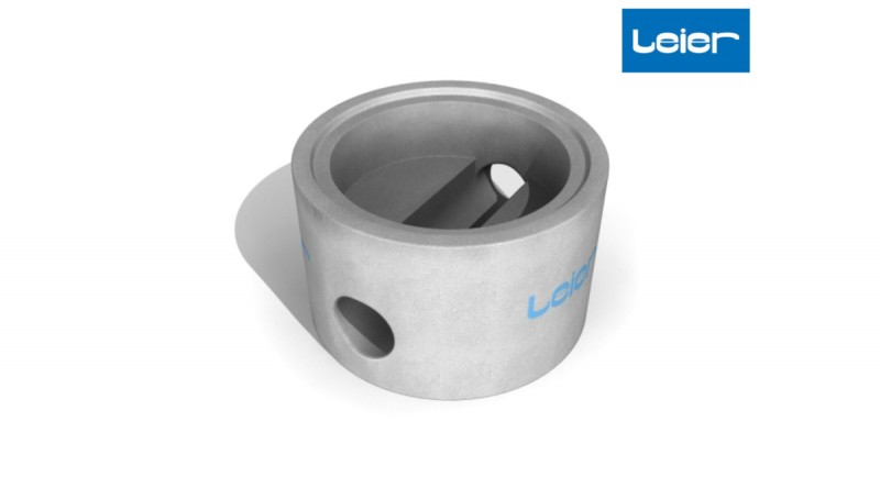 Leier AFE L K fenékelem csaphornyos illesztéssel, künettel