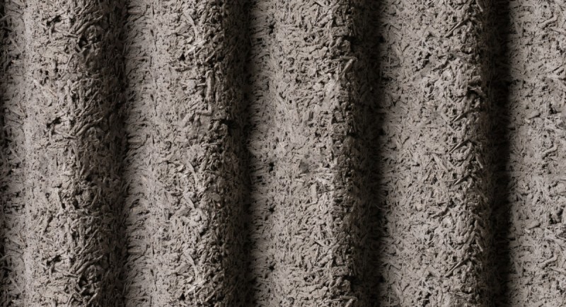 Leier Durisol LSA 50/12/25 W zajárnyékoló falpanel - Natúr szürke