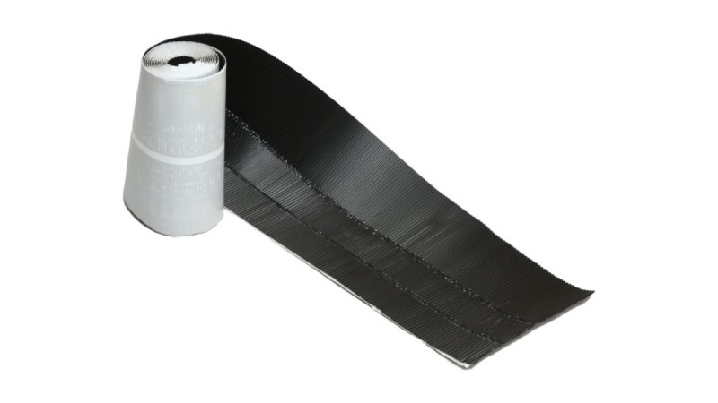 Leier kémény és falszegély alumínium 300 mm x 5 m