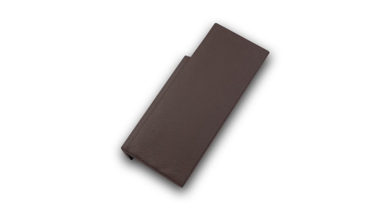 Leier Granite Classic balos félszegélycserép - sötétbarna