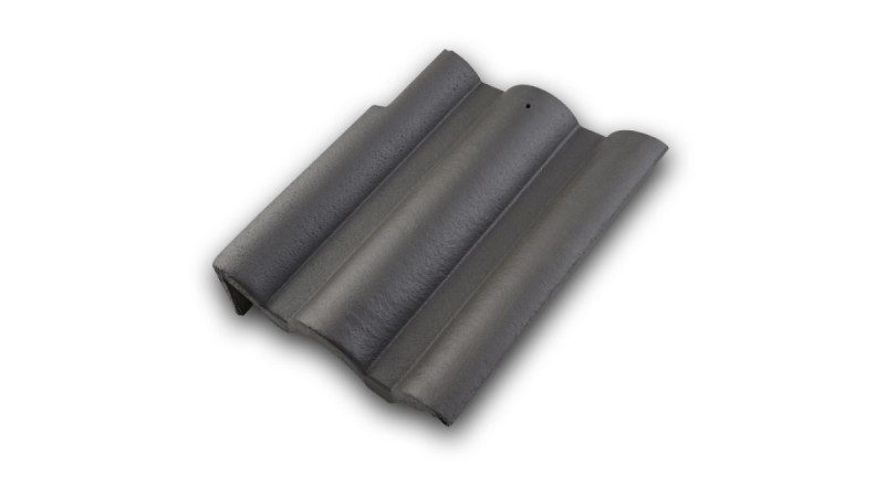 Leier Toscana Classic balos szegélycserép - carbon