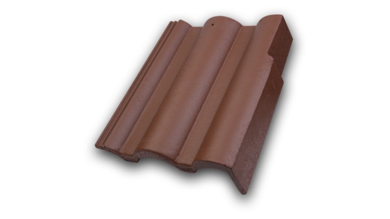 Leier Toscana Classic jobbos szegélycserép - mogyoró